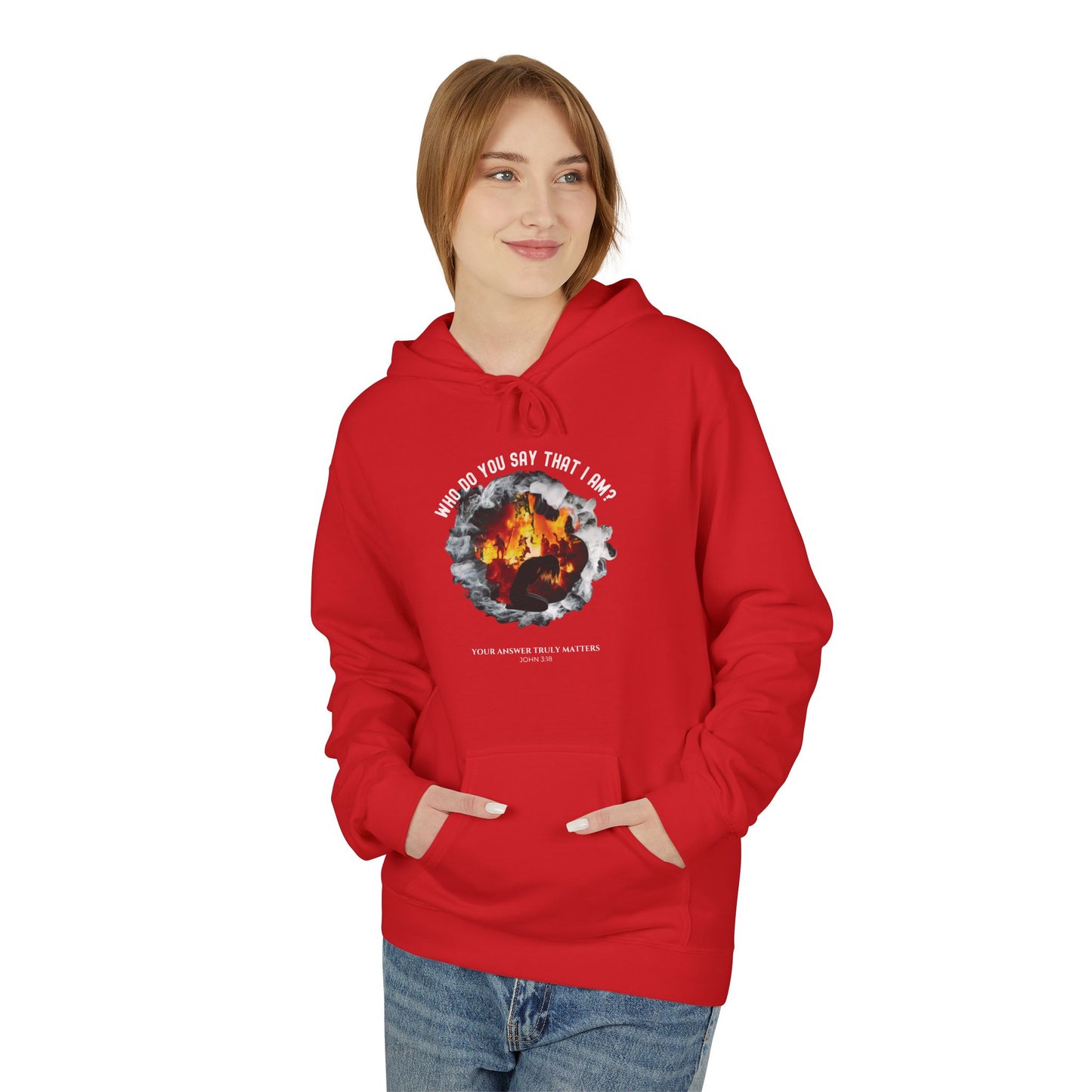 John 3:18 Womens Hoodie