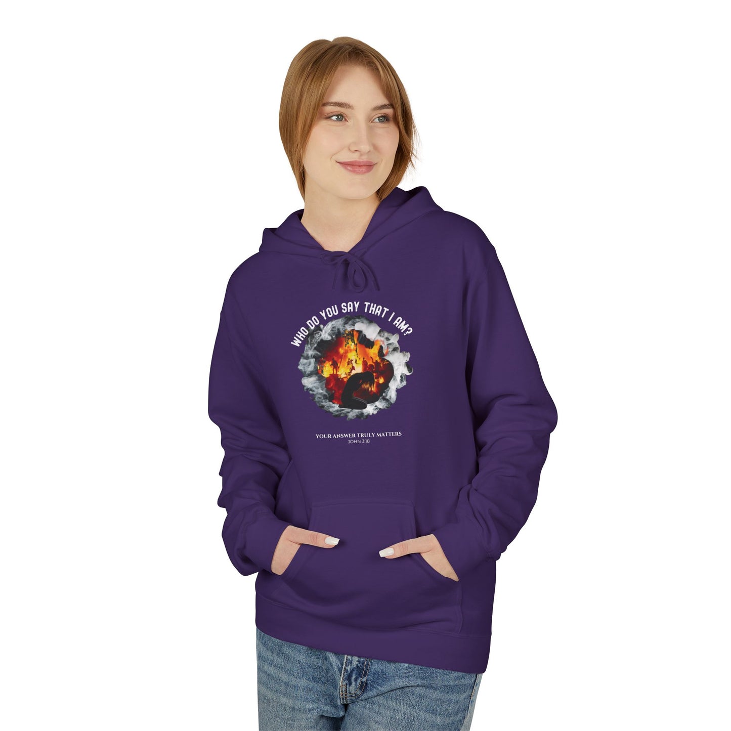 John 3:18 Womens Hoodie