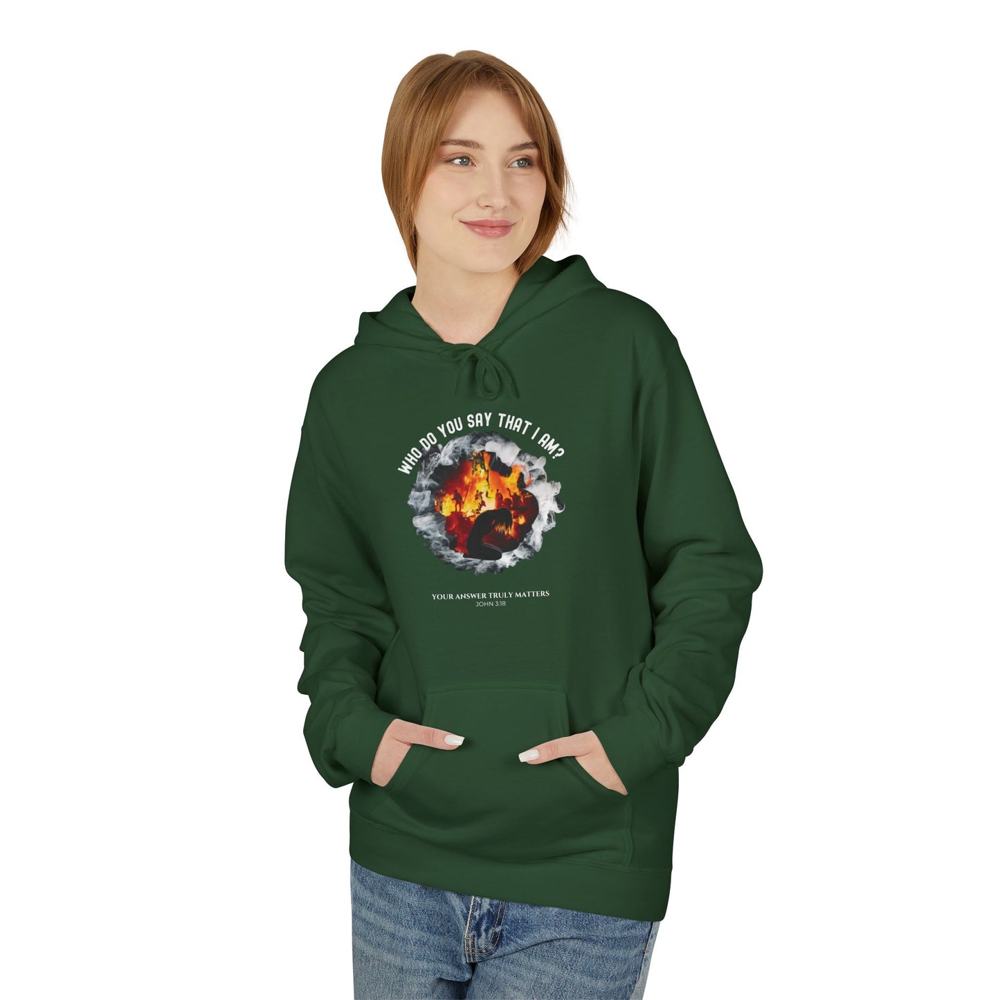 John 3:18 Womens Hoodie