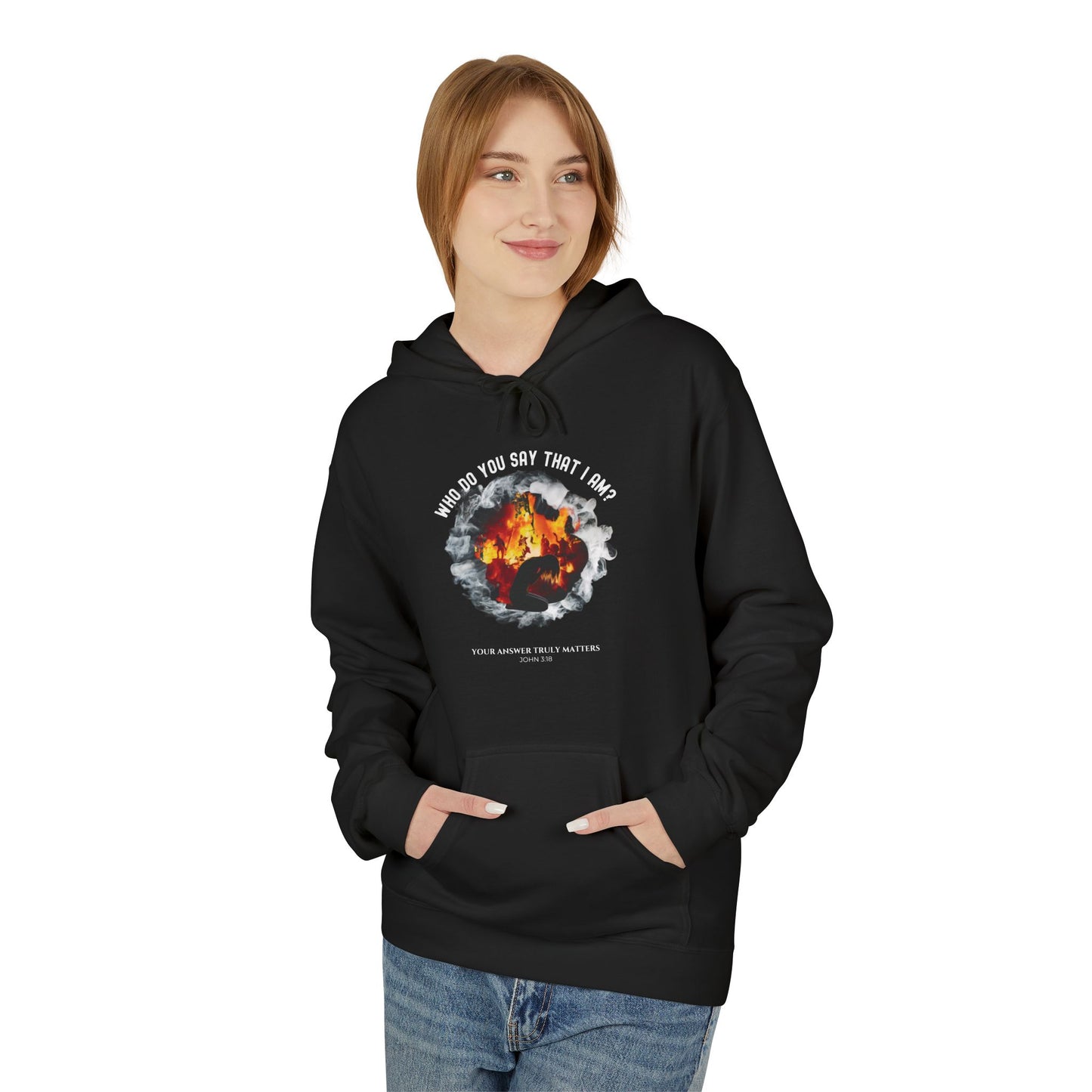 John 3:18 Womens Hoodie