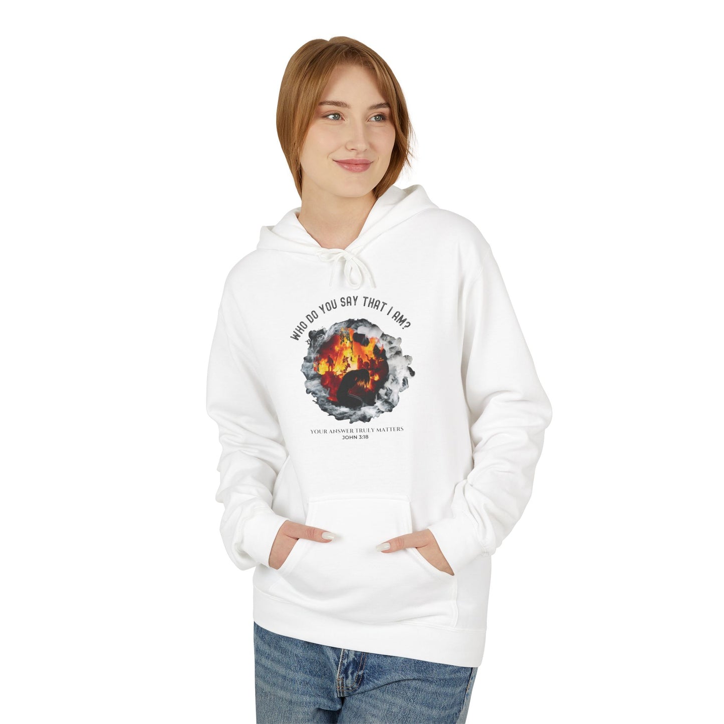 John 3:18 Womens Hoodie
